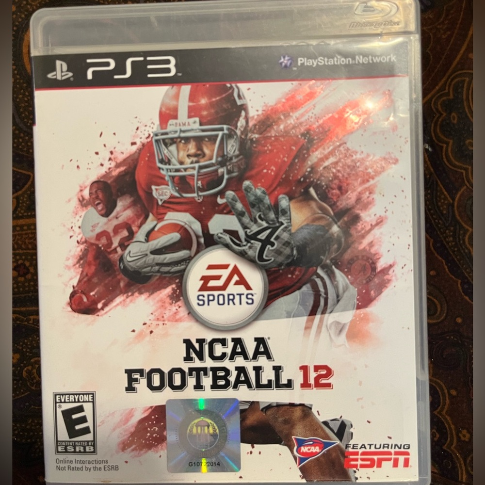 NCAA FOOTBALL 12 FOR PS3